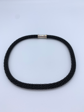 Load image into Gallery viewer, Black Onyx Bead Choker Necklace
