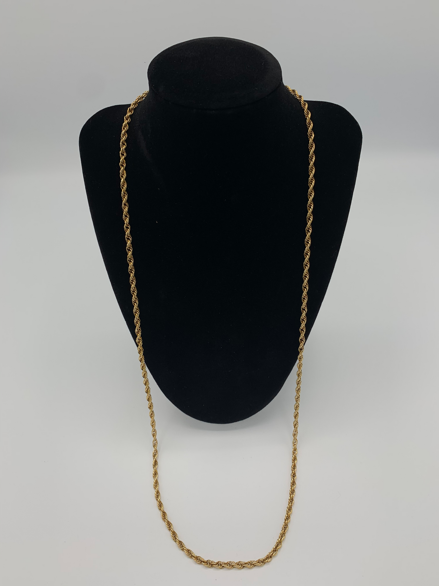 30 Inch Gold Filled Rope Style Chain