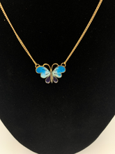 Load image into Gallery viewer, Sterling Silver Butterfly Necklace
