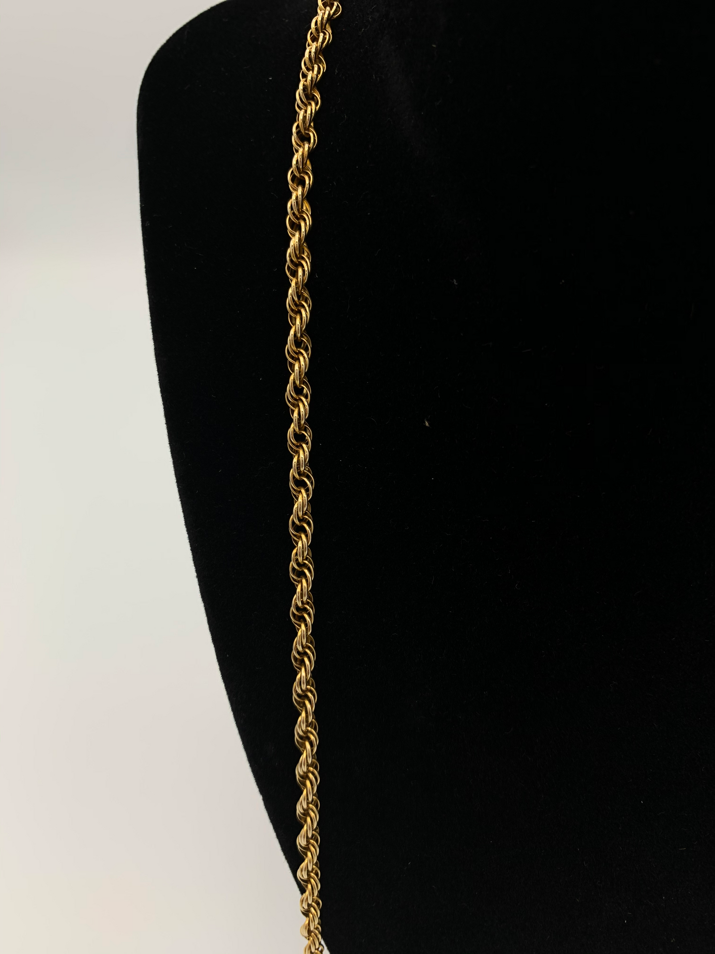 30 Inch Gold Filled Rope Style Chain
