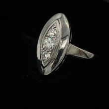 Load image into Gallery viewer, 14K White Gold Oval Diamond Ring
