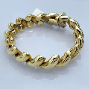 14K Yellow Gold San Marco Style Bracelet