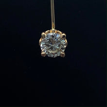 Load image into Gallery viewer, 14K Yellow Gold .50 TCW Diamond Earrings
