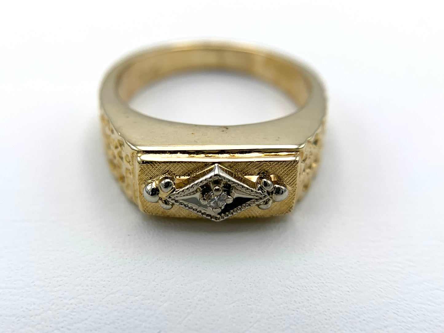 14K Yellow Gold Baby Ring