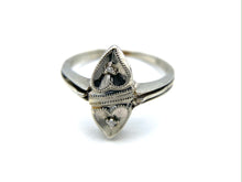 Load image into Gallery viewer, 10K White Gold Two Heart Promise Ring with Diamonds
