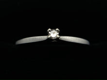 Load image into Gallery viewer, 10K White Gold Small Diamond Promise Ring
