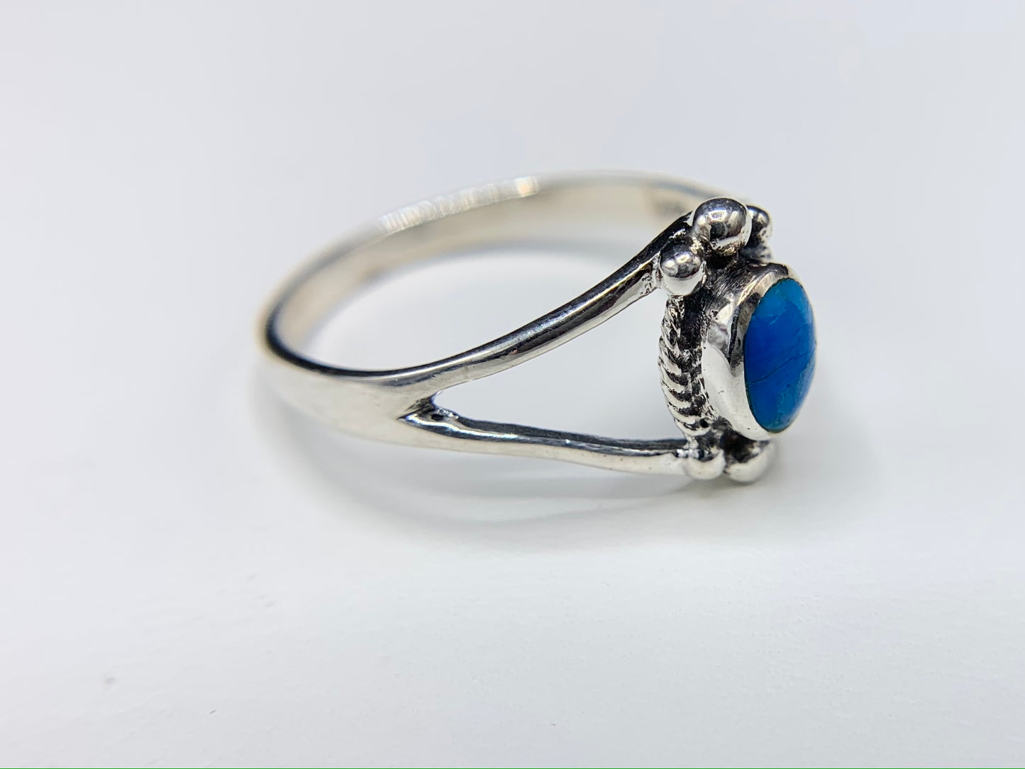 Sterling Silver Ring with Turquoise Stone