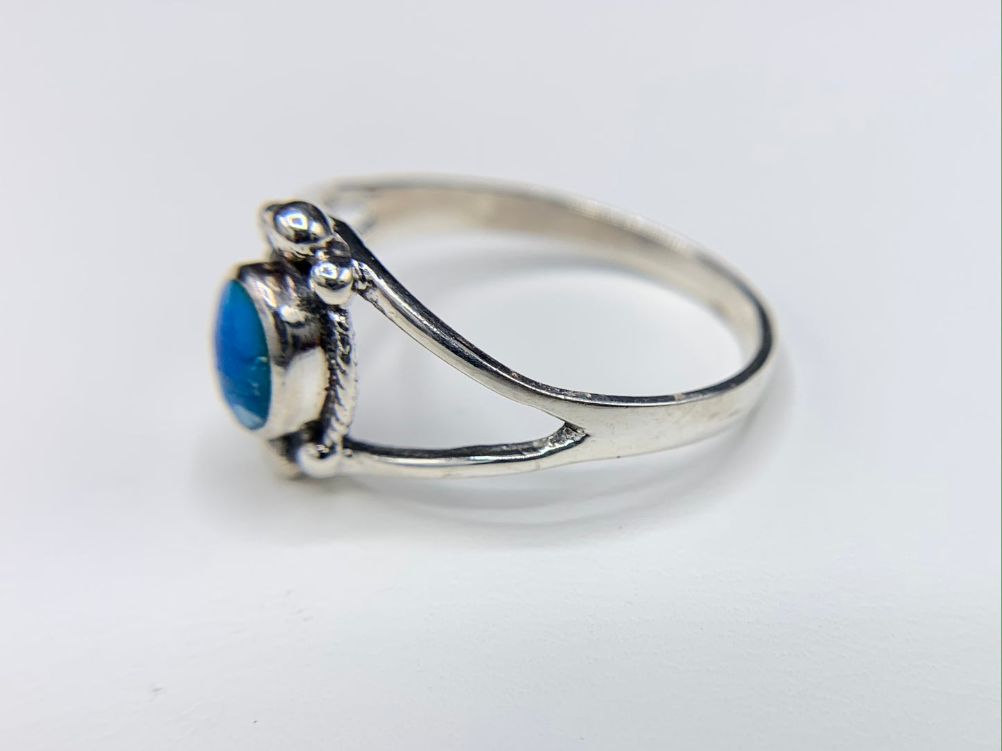 Sterling Silver Ring with Turquoise Stone