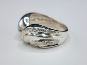 Sterling Silver Free Form 'Arch' Ring