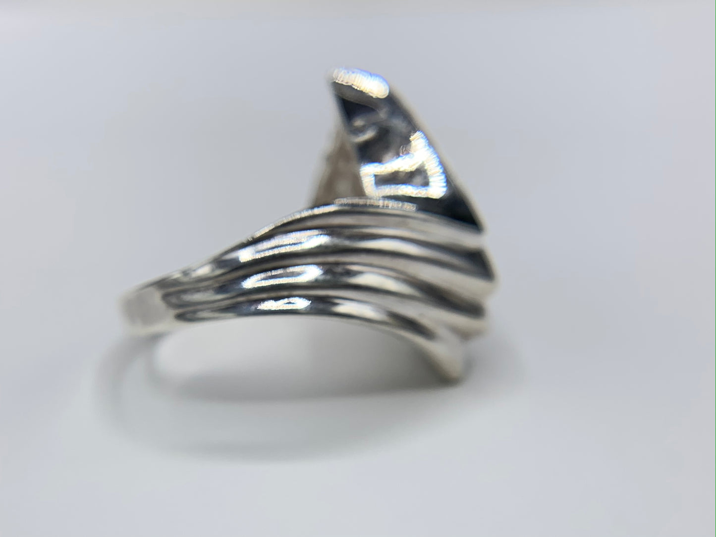 Sterling Silver Peak Free Form Ring