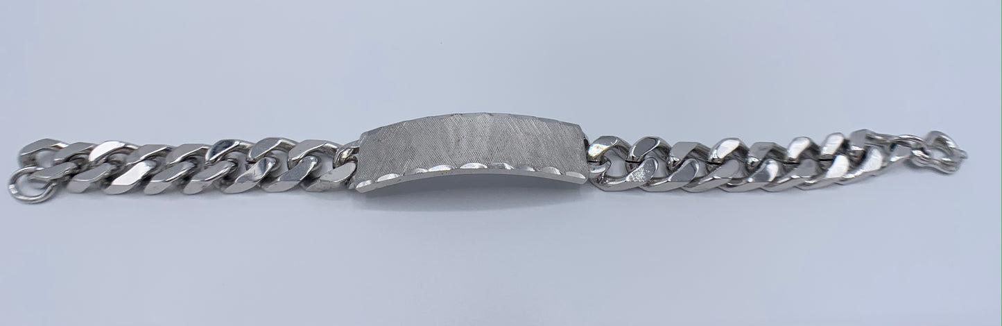 Sterling Silver ID Bracelet