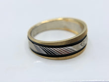 Load image into Gallery viewer, 14K Yellow and White Gold Two Tone Women&#39;s Wedding Band
