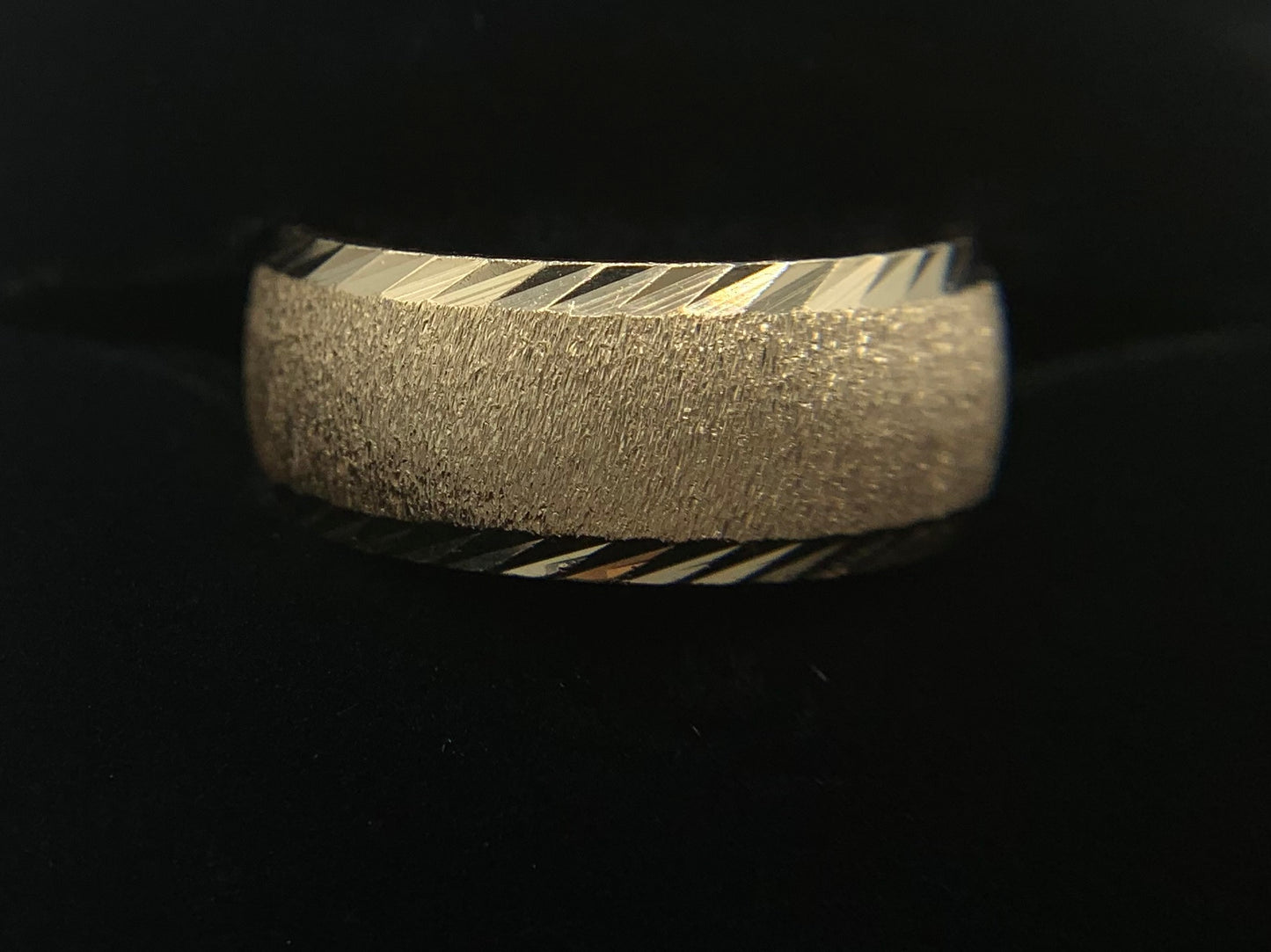 14K Yellow Gold S & L Wedding Band