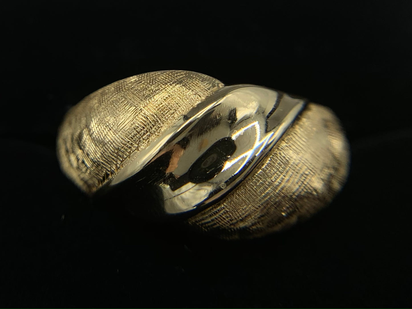 Estate 14K Yellow Gold Dome Ring