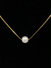 Load image into Gallery viewer, Floating Fresh Water Pearl &quot;S&quot; Chain Necklace
