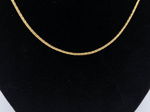 14K Gold Herringbone Neck Chain