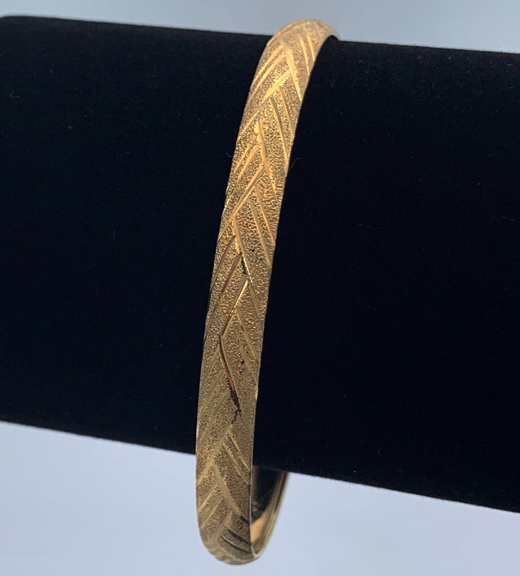 10K Yellow Gold 6mm Bracelet with Catch