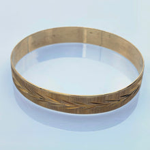 Load image into Gallery viewer, 10K Yellow Gold 11mm Bangle Bracelet
