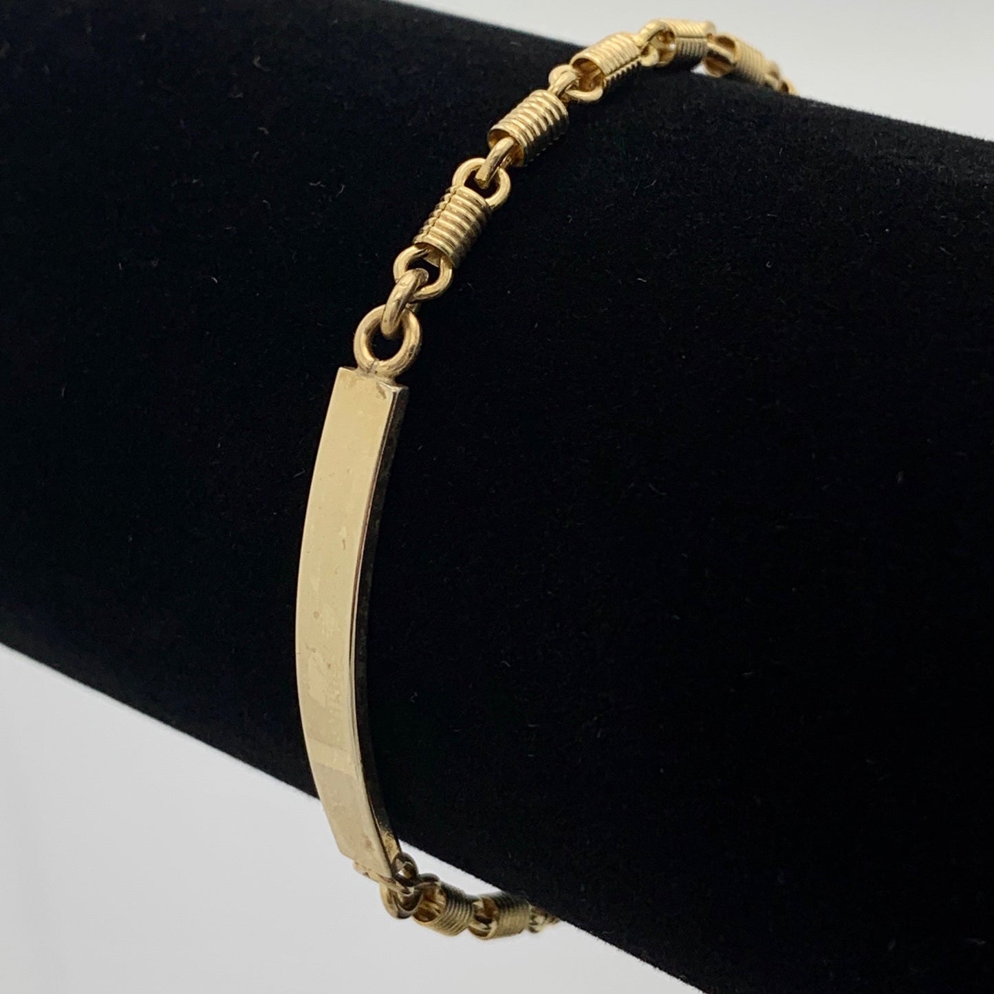 Gold Filled ID Link Bracelet