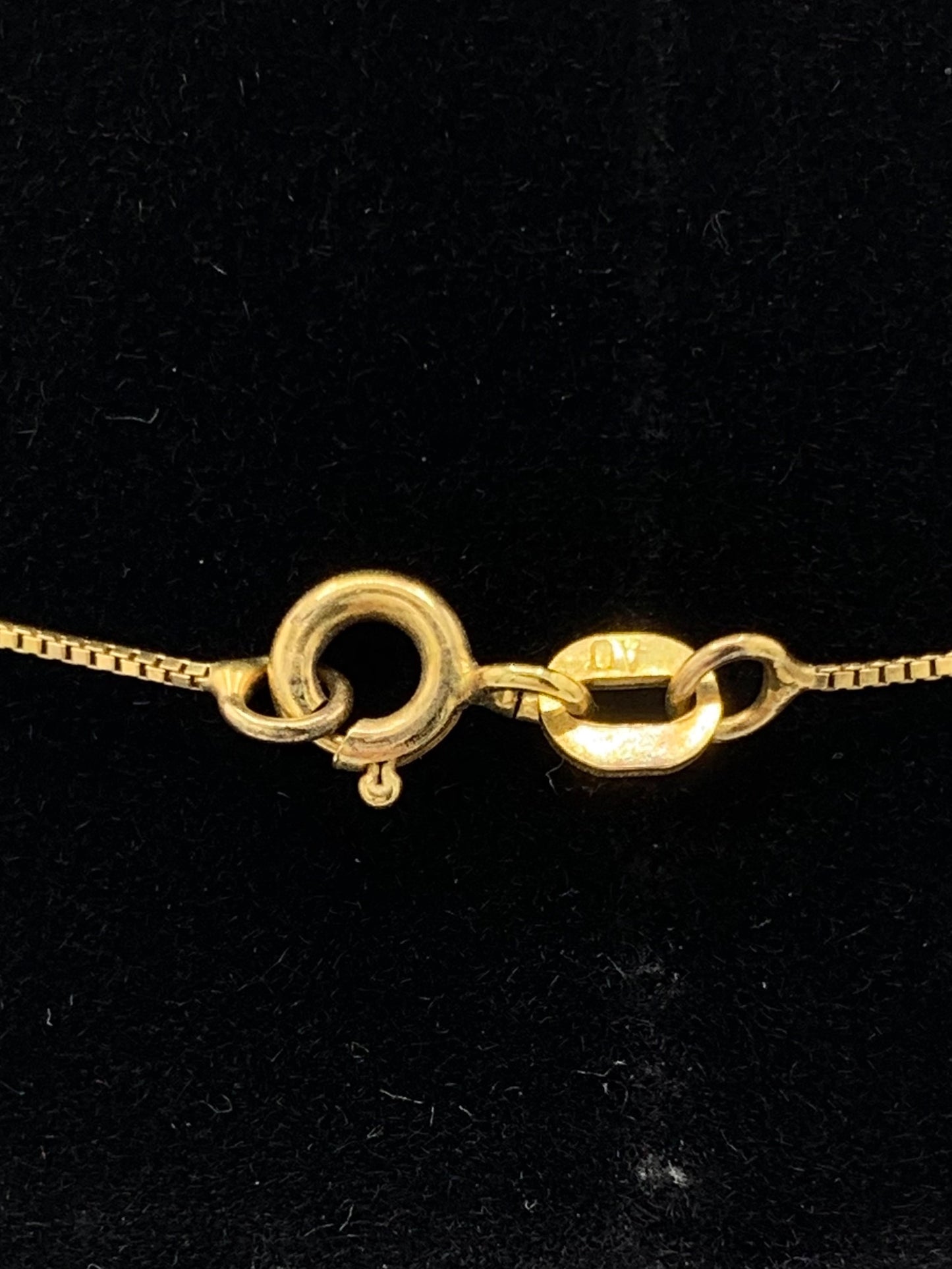14K Yellow Gold Bead Necklace