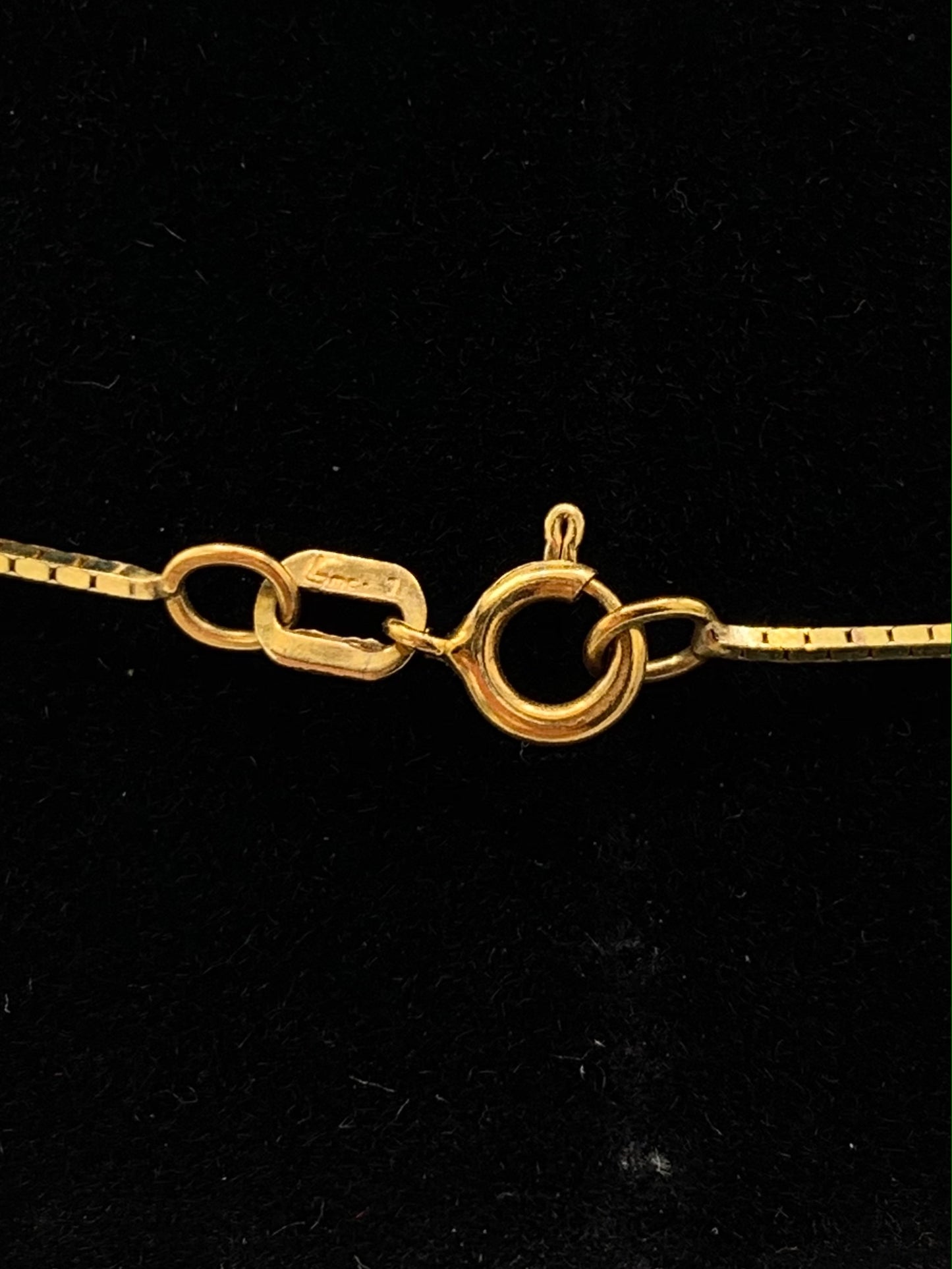 14K Yellow Gold Blue Topaz and Diamond Necklace