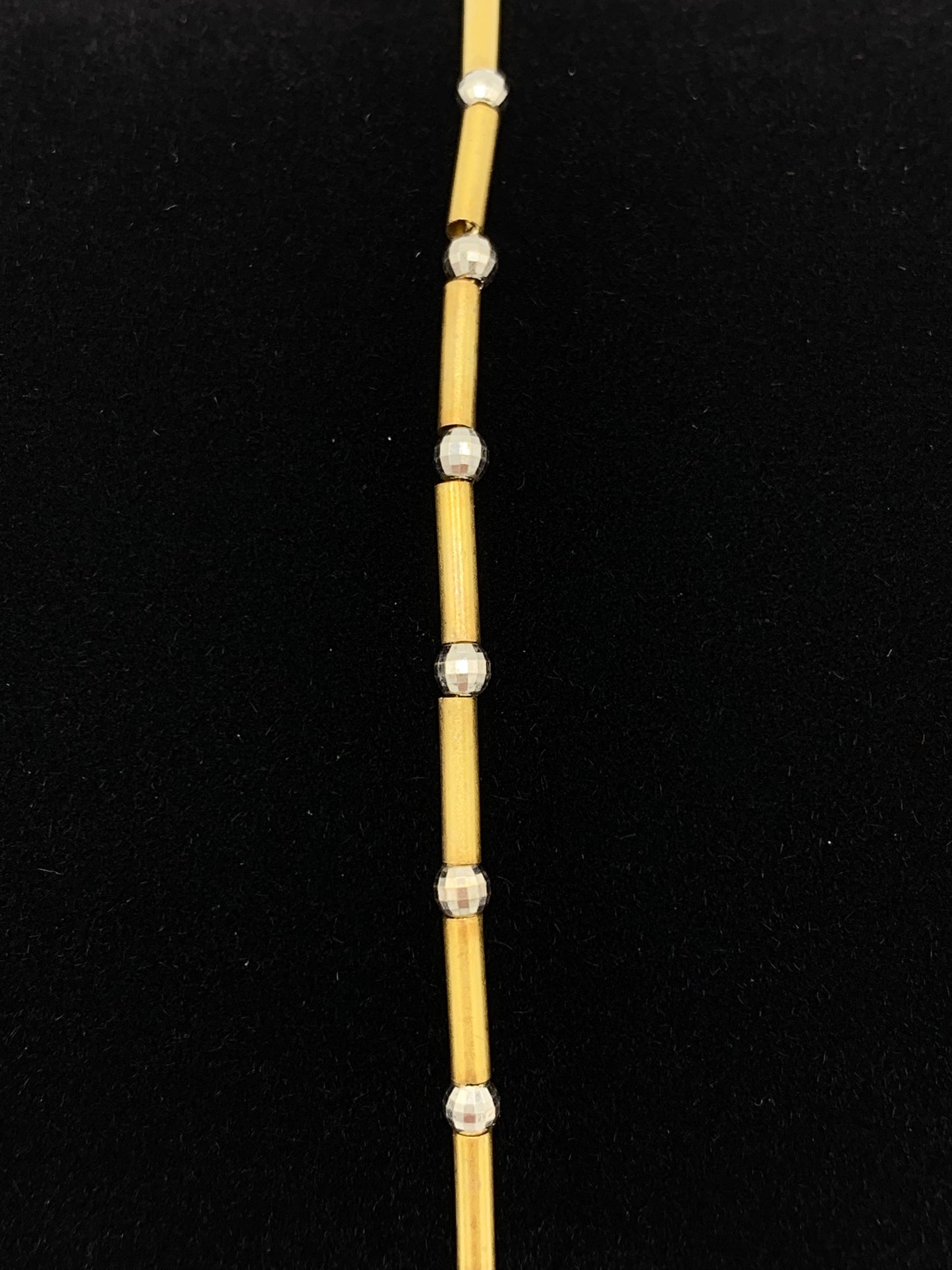 14K Yellow and White Liquid Gold Two Tone Bracelet