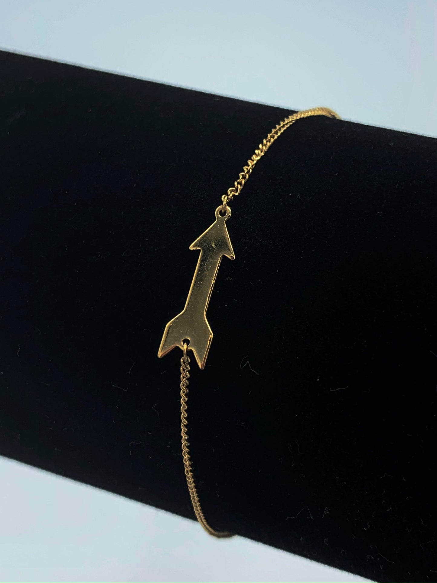 14K Yellow Gold Children's Arrow Bracelet