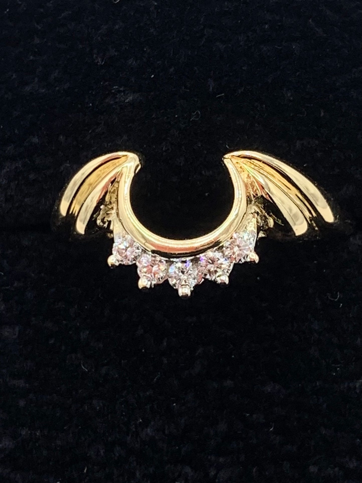 14K Yellow Gold .15 TCW Diamond Enhancer Ring