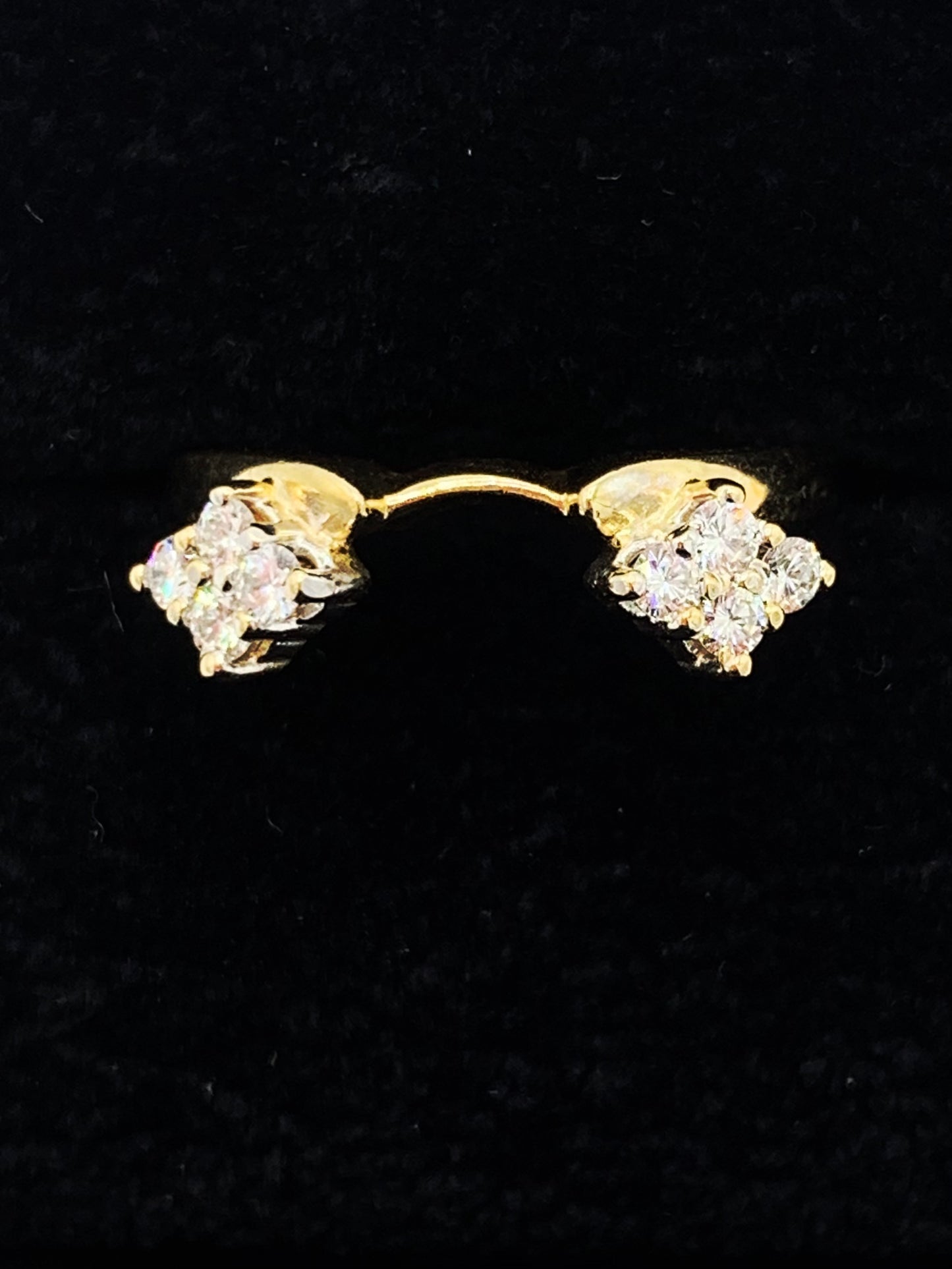 14K Yellow Gold .25 TCW Diamond Enhancer Ring