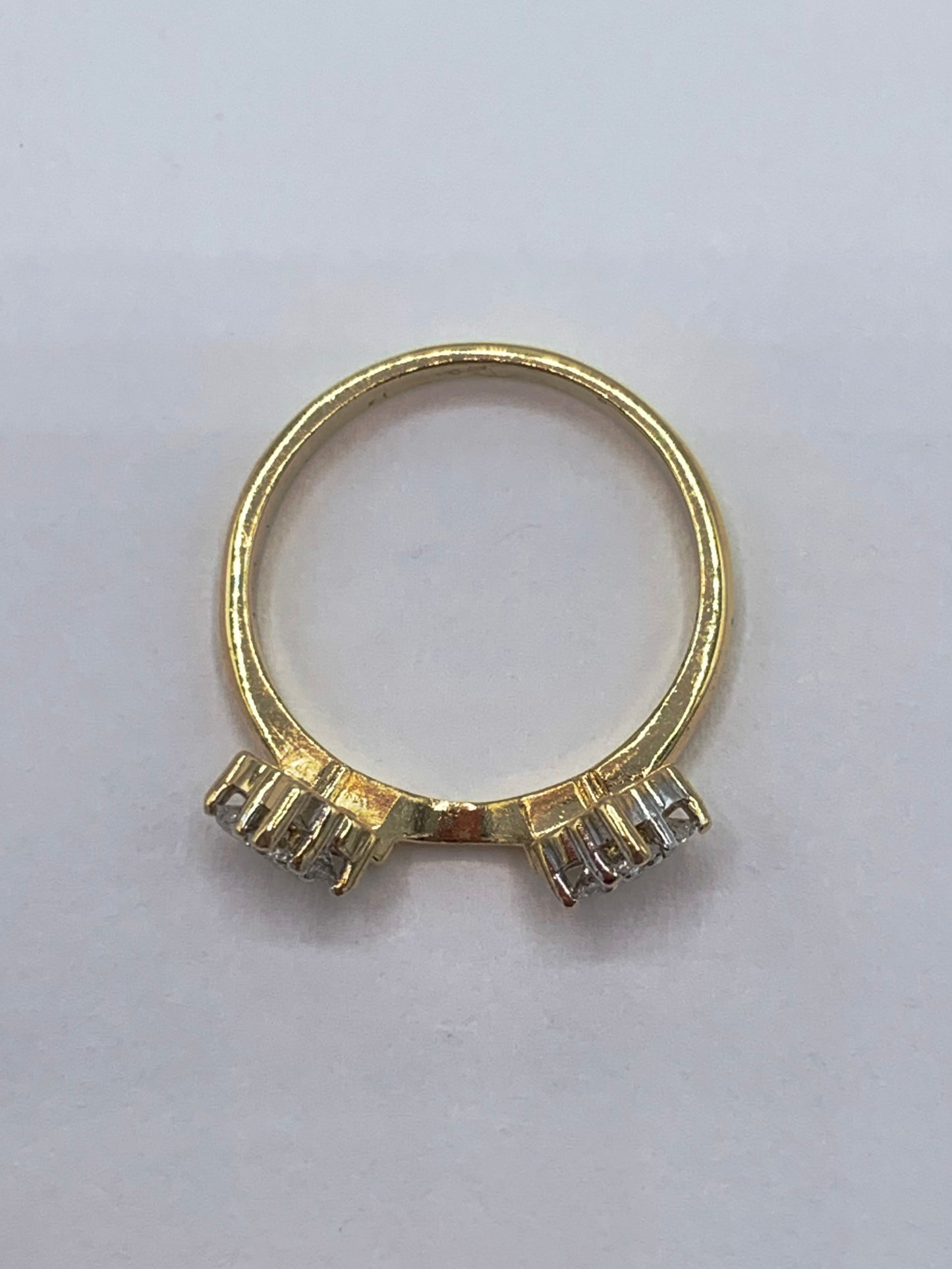 14K Yellow Gold .25 TCW Diamond Enhancer Ring