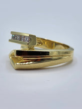 Load image into Gallery viewer, 14K Yellow Gold Semi-Mount .33 TCW Princess Cut Ring
