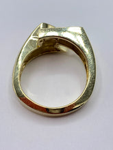 Load image into Gallery viewer, 14K Yellow Gold Semi-Mount .33 TCW Princess Cut Ring
