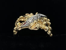 Load image into Gallery viewer, 14K Yellow Gold Women&#39;s 3 Diamond Wedding Band
