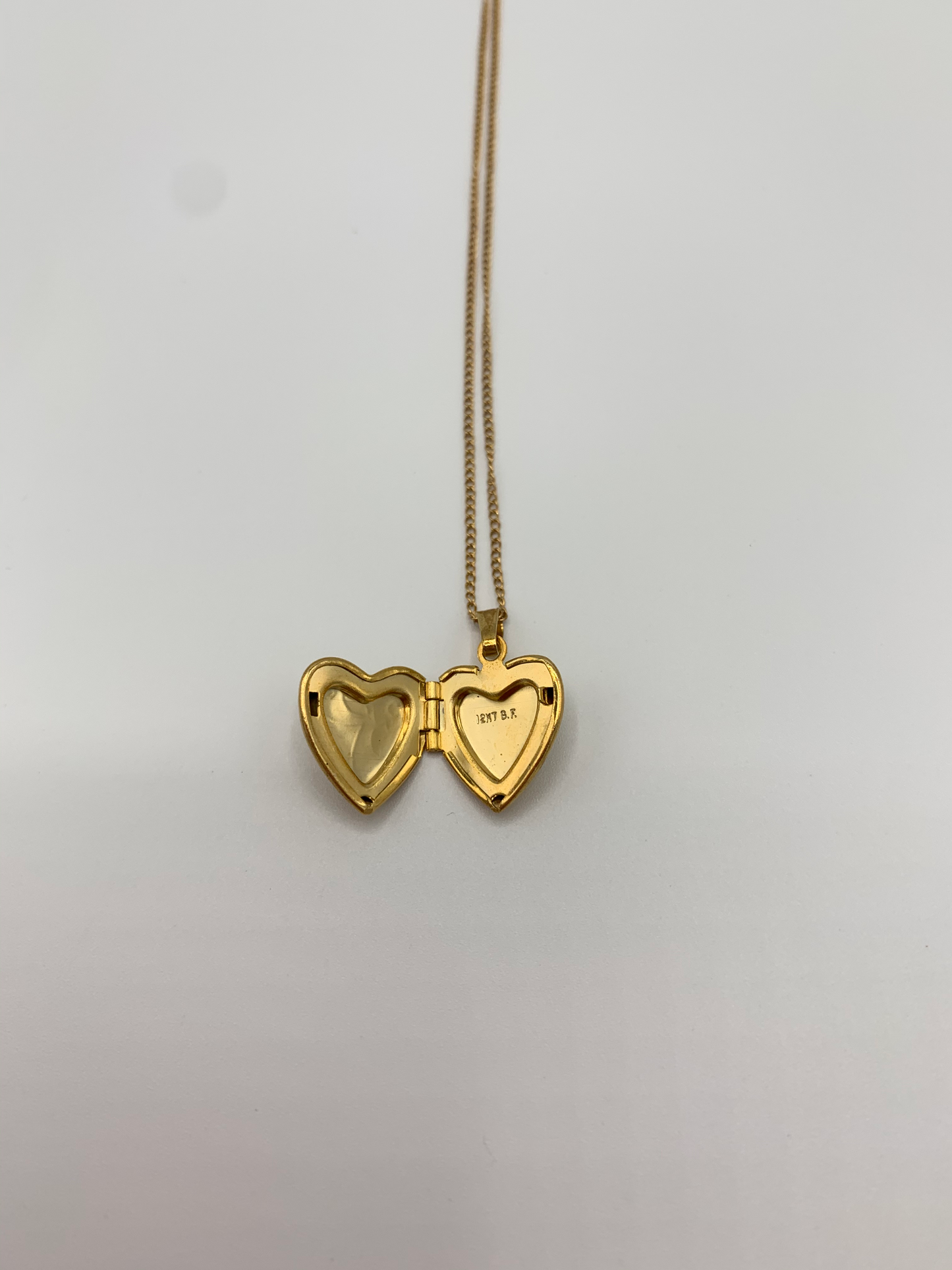 Heart Shaped Locket with Flower Design