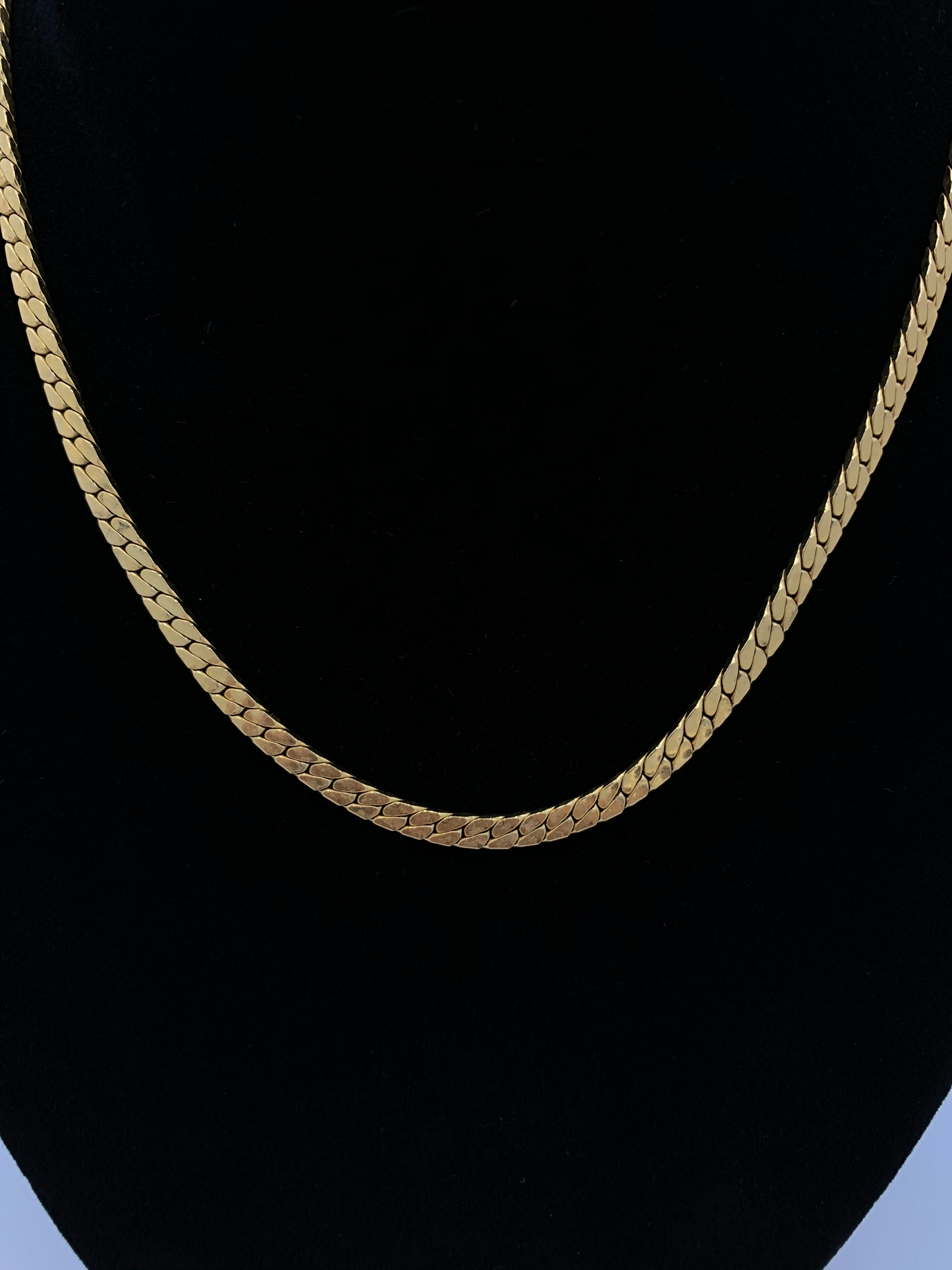15 inch Gold Filled Herringbone Pattern Style Chain