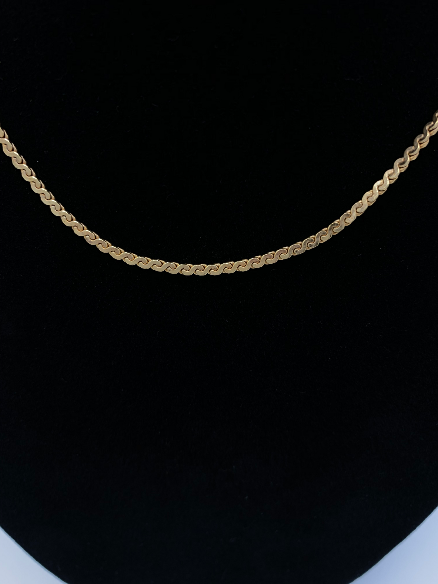 15 inch Gold Filled "S" Style Chain
