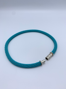 Turquoise Bead Choker Necklace