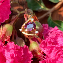 Load image into Gallery viewer, 10K Yellow Gold Oval Ruby Ring
