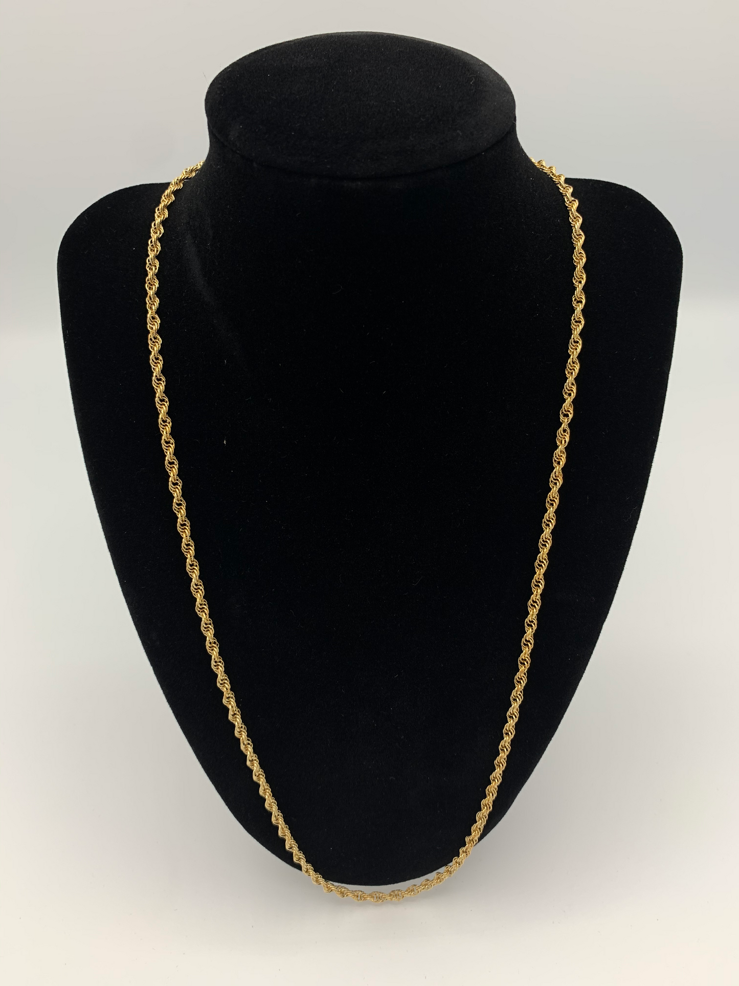 24 inch Gold Filled Rope Style Chain