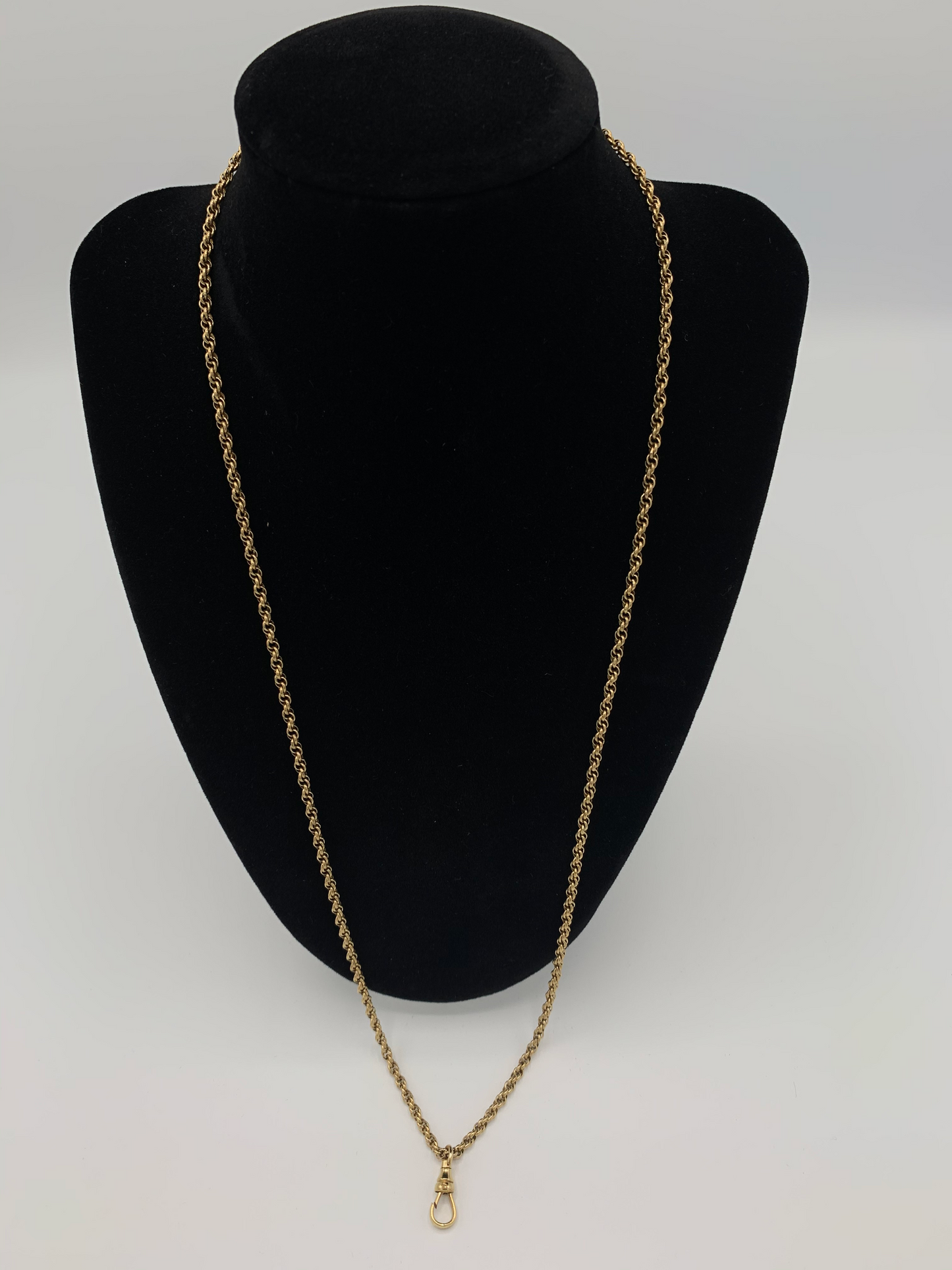 Women's 25 Inch Gold Filled Lapel Watch Neck Chain