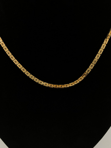 15 inch Gold Filled Boston Link Style Chain