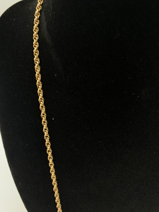 Women's 25 Inch Gold Filled Lapel Watch Neck Chain