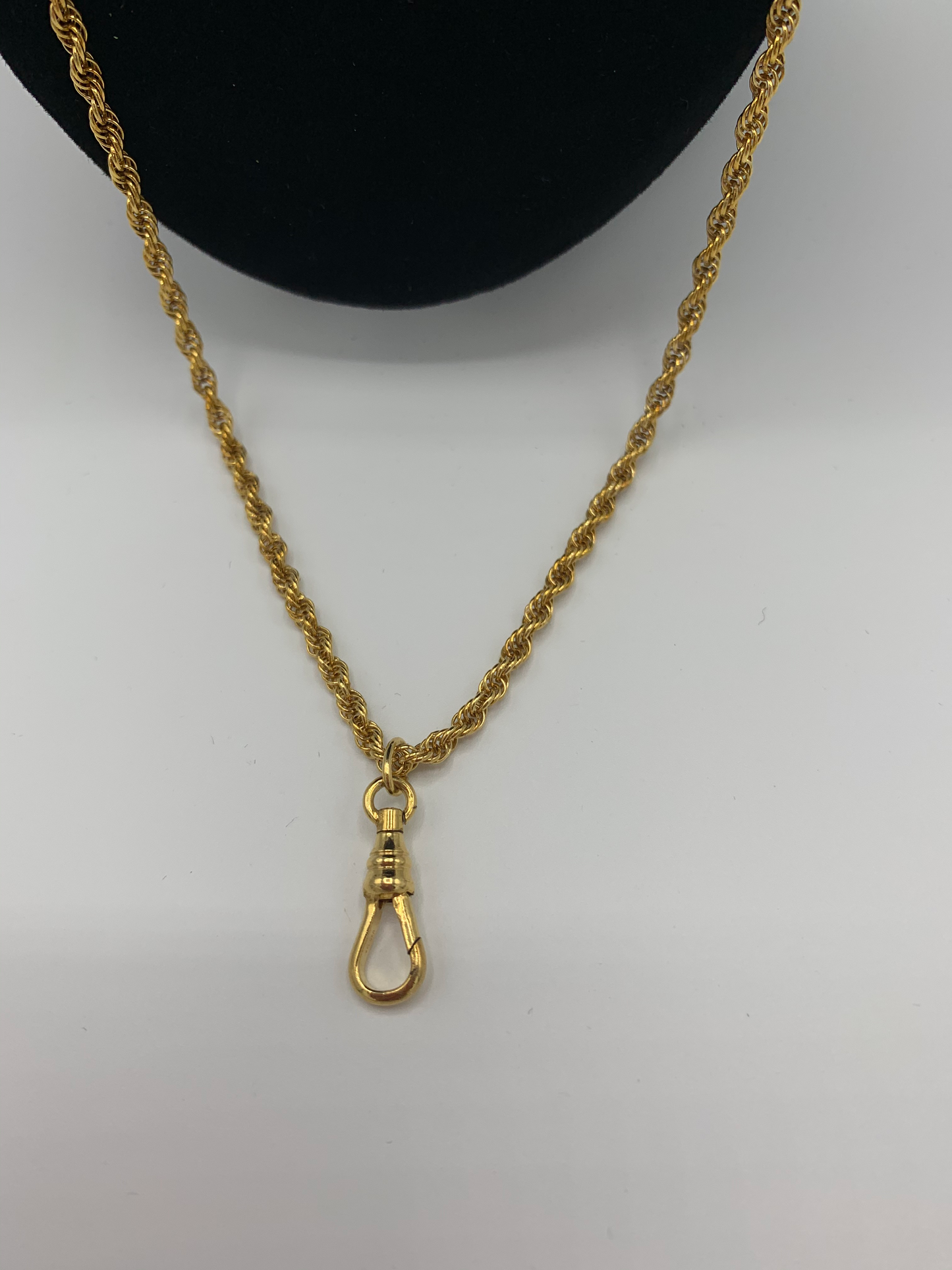 Women's 27 Inch Gold Filled Lapel Watch Neck Chain