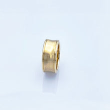 Load image into Gallery viewer, 14K Yellow Gold 8mm Concave Design Wedding Band
