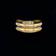 Load image into Gallery viewer, 14K Yellow Gold 6mm Double 1/2 Round Design Wedding Band
