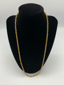 24 Inch Gold Filled Thick Rope Link Chain