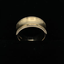 Load image into Gallery viewer, 14K Yellow Gold 8mm Concave Design Wedding Band
