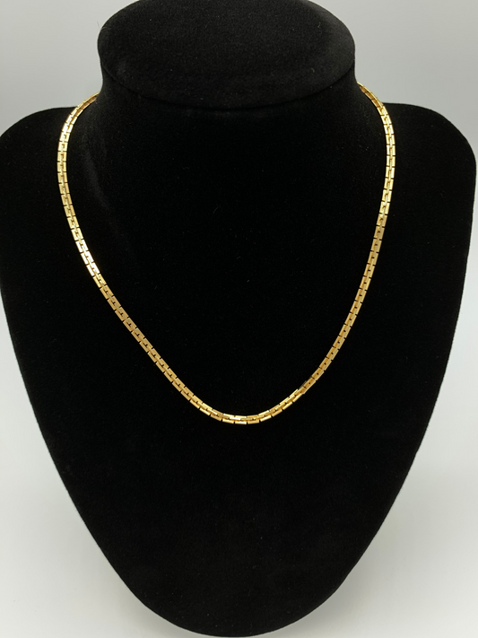 15 inch Gold Filled Boston Link Style Chain