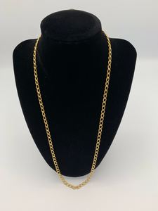 24 Inch Gold Filled Loose Curb Link Style Chain