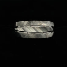 Load image into Gallery viewer, 14K White Gold Tapered Machine Finish Wedding Band
